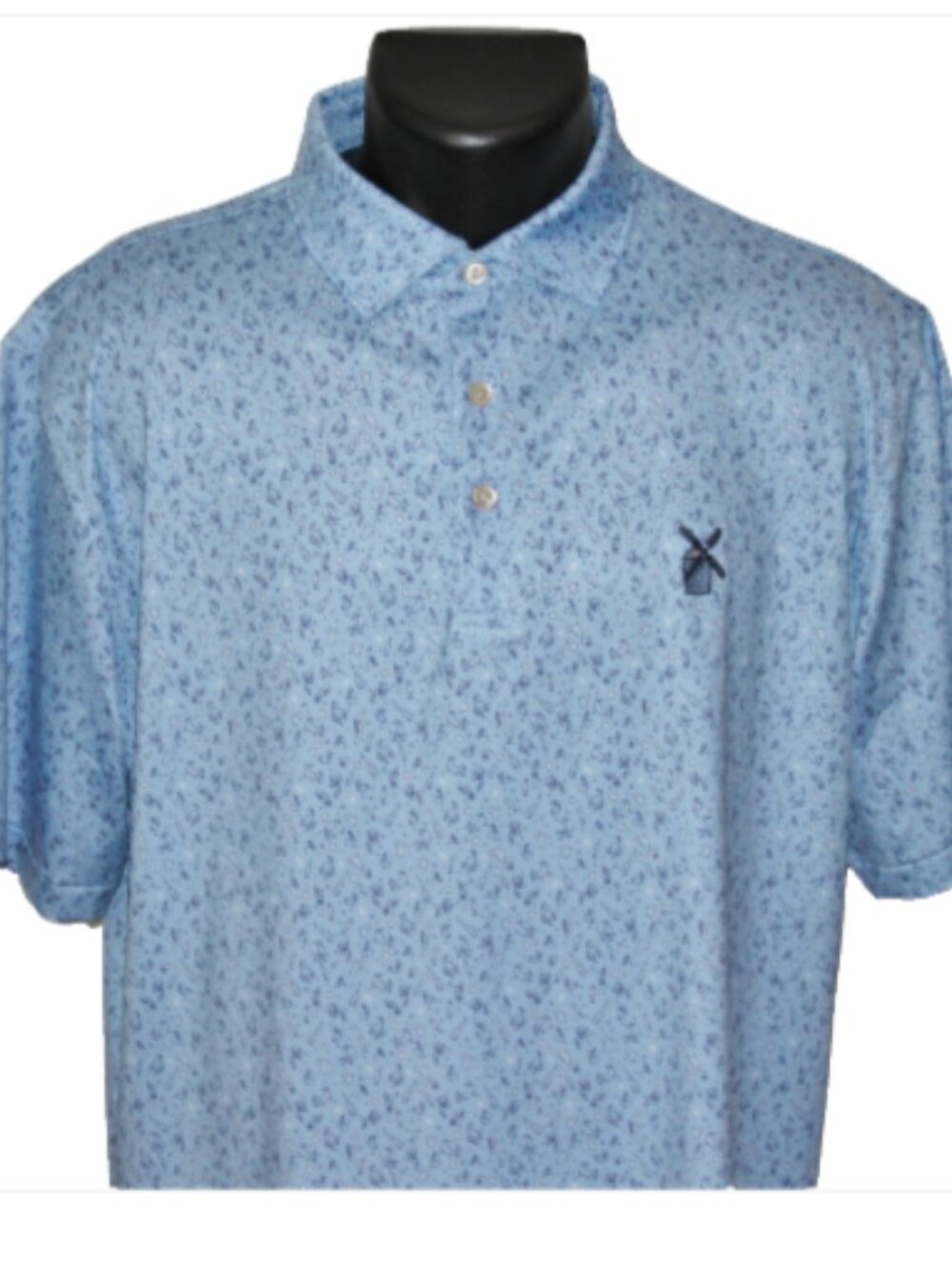 Excellent QUIXOTE CLUB Peter Millar Summer Comfort Polo, Large